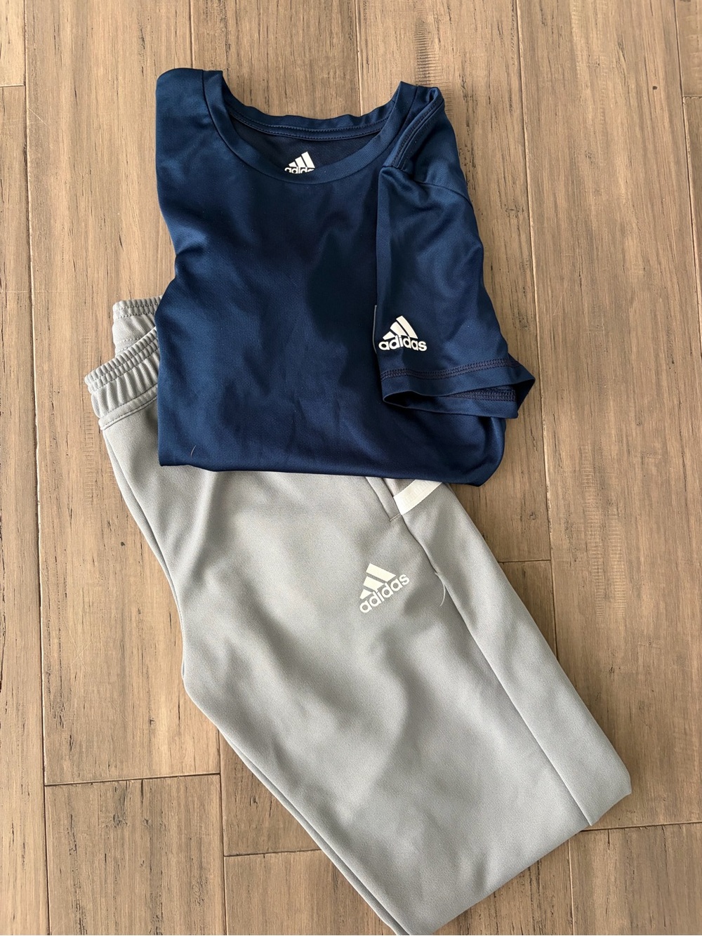 Adidas “ClimaCool” t-shirt and pants set - youth size M
